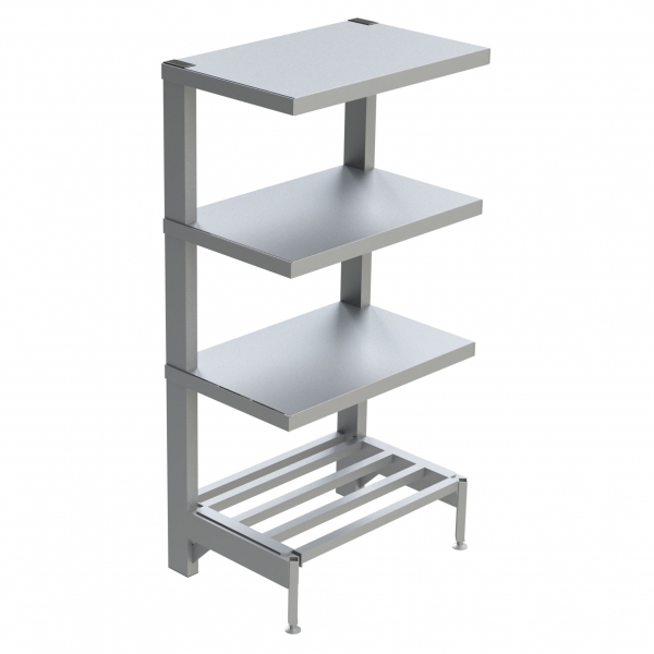 4-Shelf Solid Cantilever Shelving