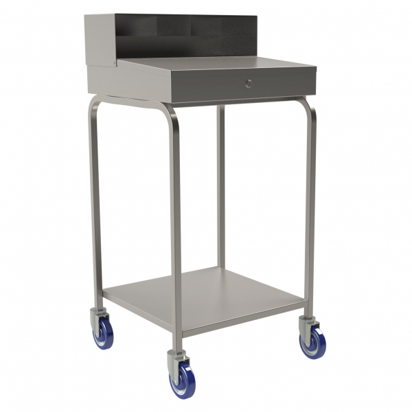 Mobile Stainless Steel Receiving Desk