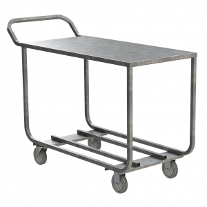 Galvanized Steel Produce Stocking Cart